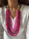 Set of 3 Fuchsia Malas