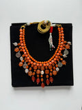 CARNELIAN ORANGE QUIRKY MALA