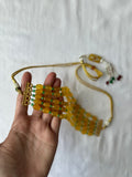 Yellow And Turquoise Choker