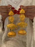 Oversized Gold plated Jhumke