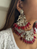 Elephant Ruby Earrings