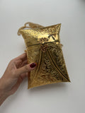 Gold Plated Metal Clutch