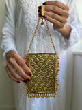 Gold Plated Metal Clutch