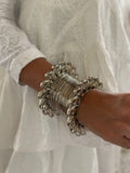 Silver Plated kairi Kada SET