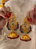 Oversized Gold plated Jhumke