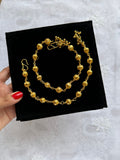 GOLD PLATED MATAR ANKLETS (PAIR)