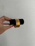 GOLD PLATED 12 bangle set