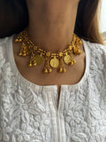 GOLD PLATED Coin Choker