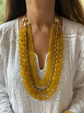 Set of 3 Yellow Jade Malas