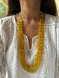 Yellow Jade Mala