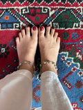 Silver plated Matar Anklet