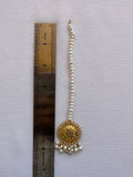 Gold Plated Teeqa with Pearls